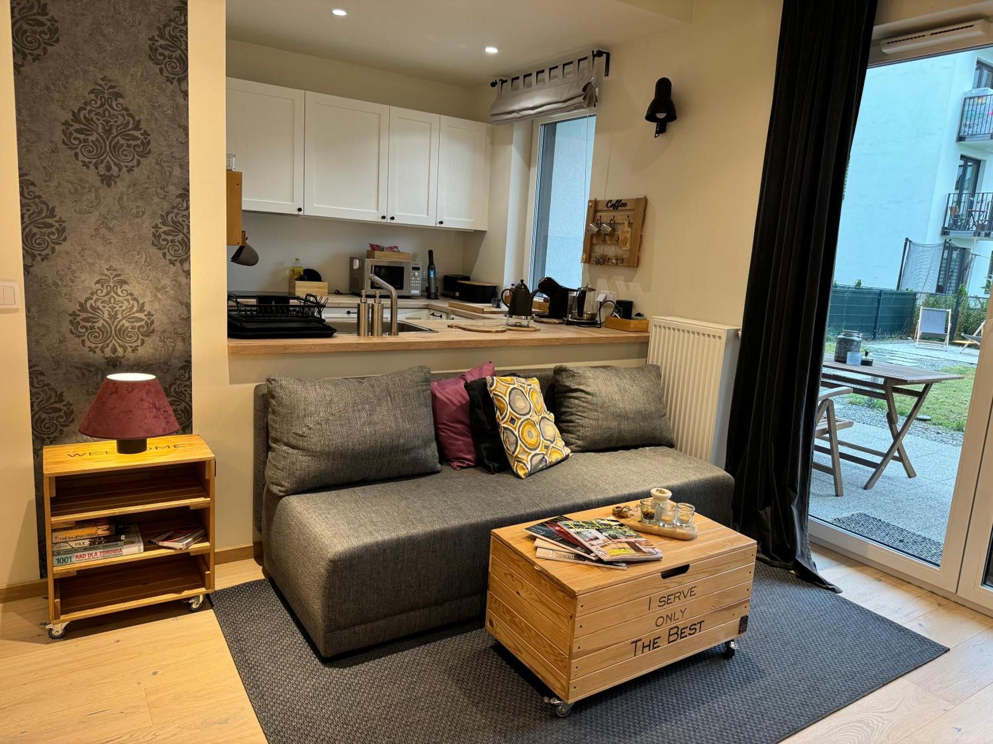 Relax&Comfort New Waw 50 Sqm With Terrace, Garden, Free Parking And Ac Warsawa Bagian luar foto